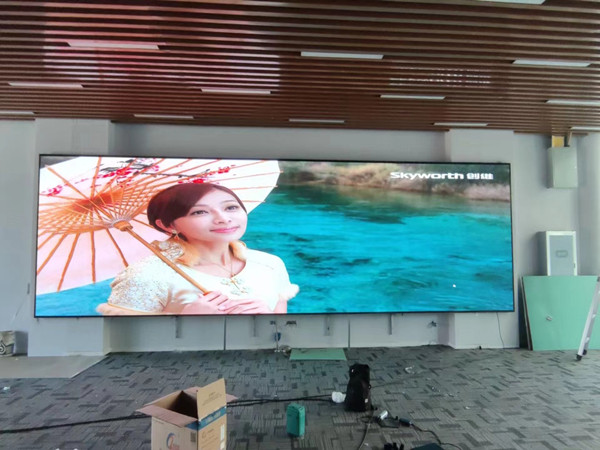 新安P1.53led小间距屏安装案例